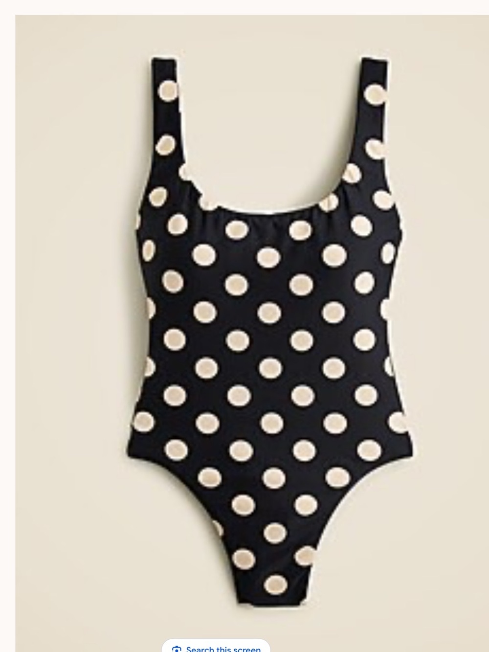NEW W/TAGS J. CREW swim suit, one piece, REVERSIBLE! plus sz 22 polka dot sporty